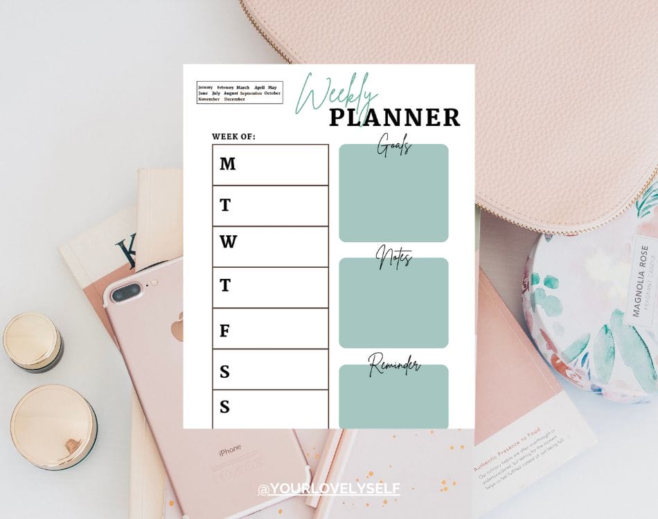 Weekly Self-Care Planner